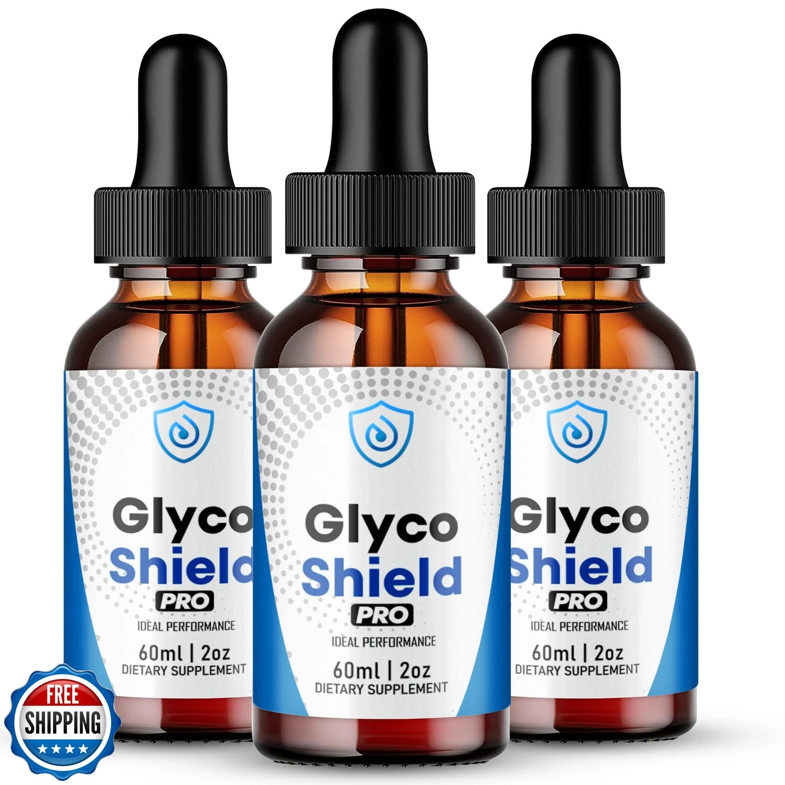 Glyco Shield Drops, Official GlycoShield Blood Formula Support Supplement - M