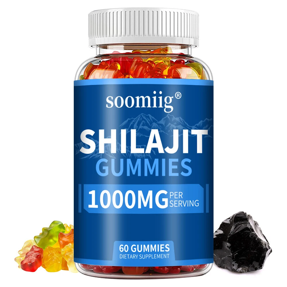 Shilajit Supplement Gummies - Balance Brain And Heart Health,Boost Energy