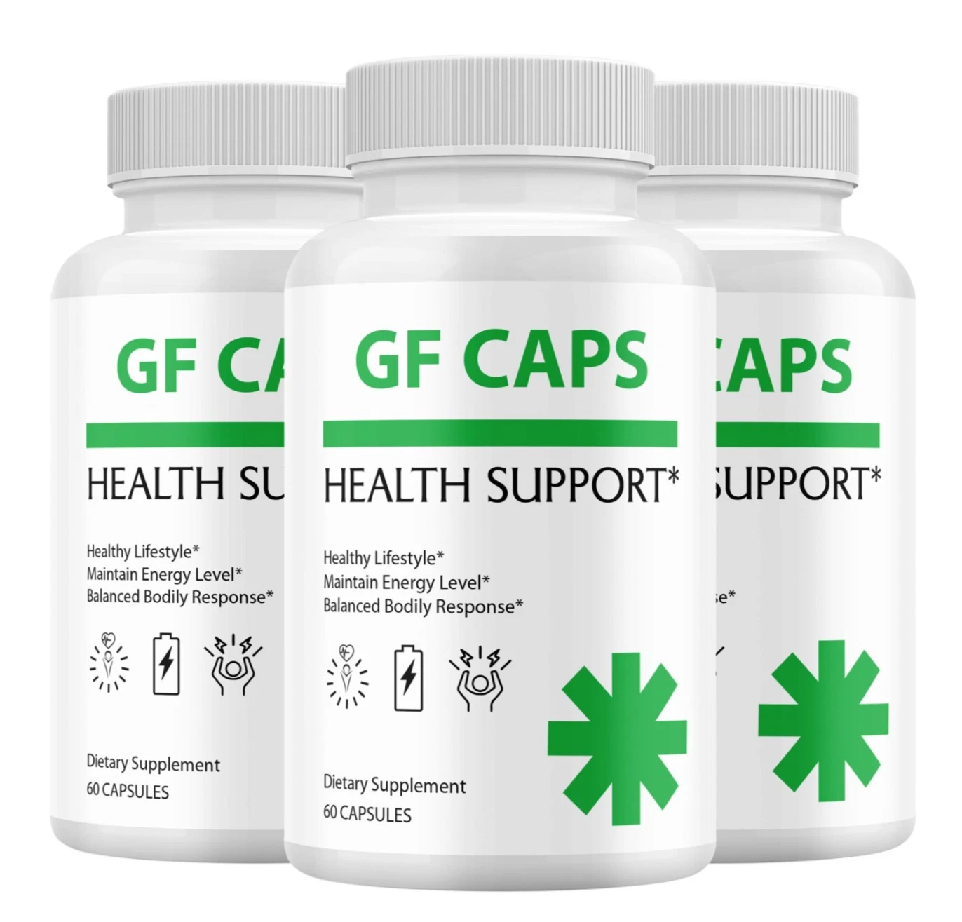 (3 Pack) GF Caps - Advanced Formula to Support Healthy Blood Circulation