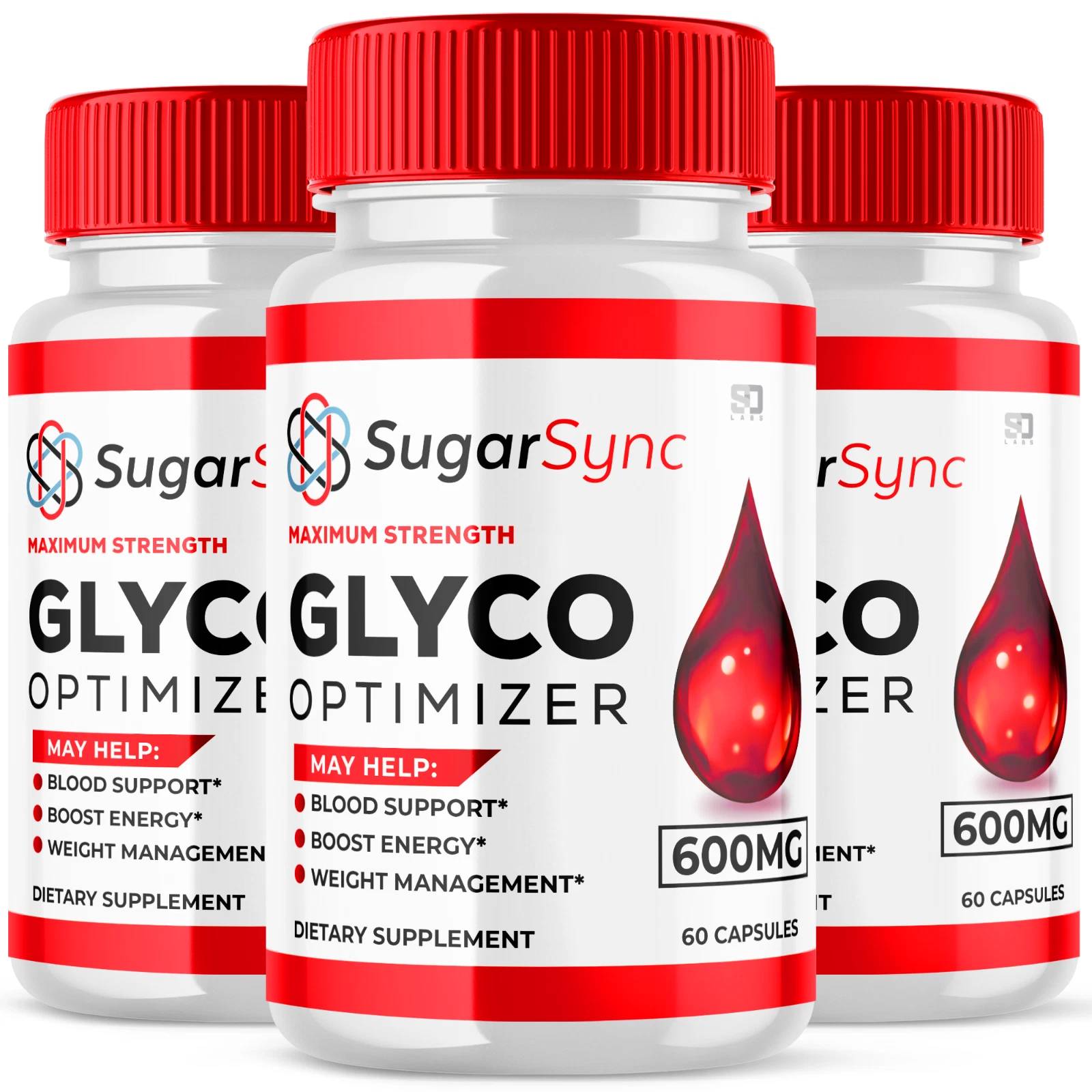 Sugar Sync Glyco Optimizer Maximum Strength Glycogen Supplement 180 Capsules