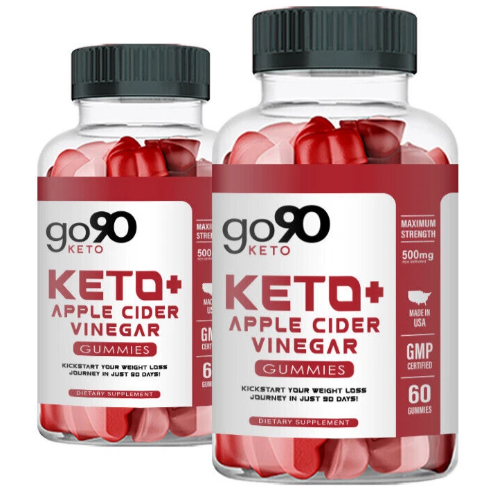 Go90 Keto - Go90 Keto+ACV Weight Loss Support Gummies (2 Pack)