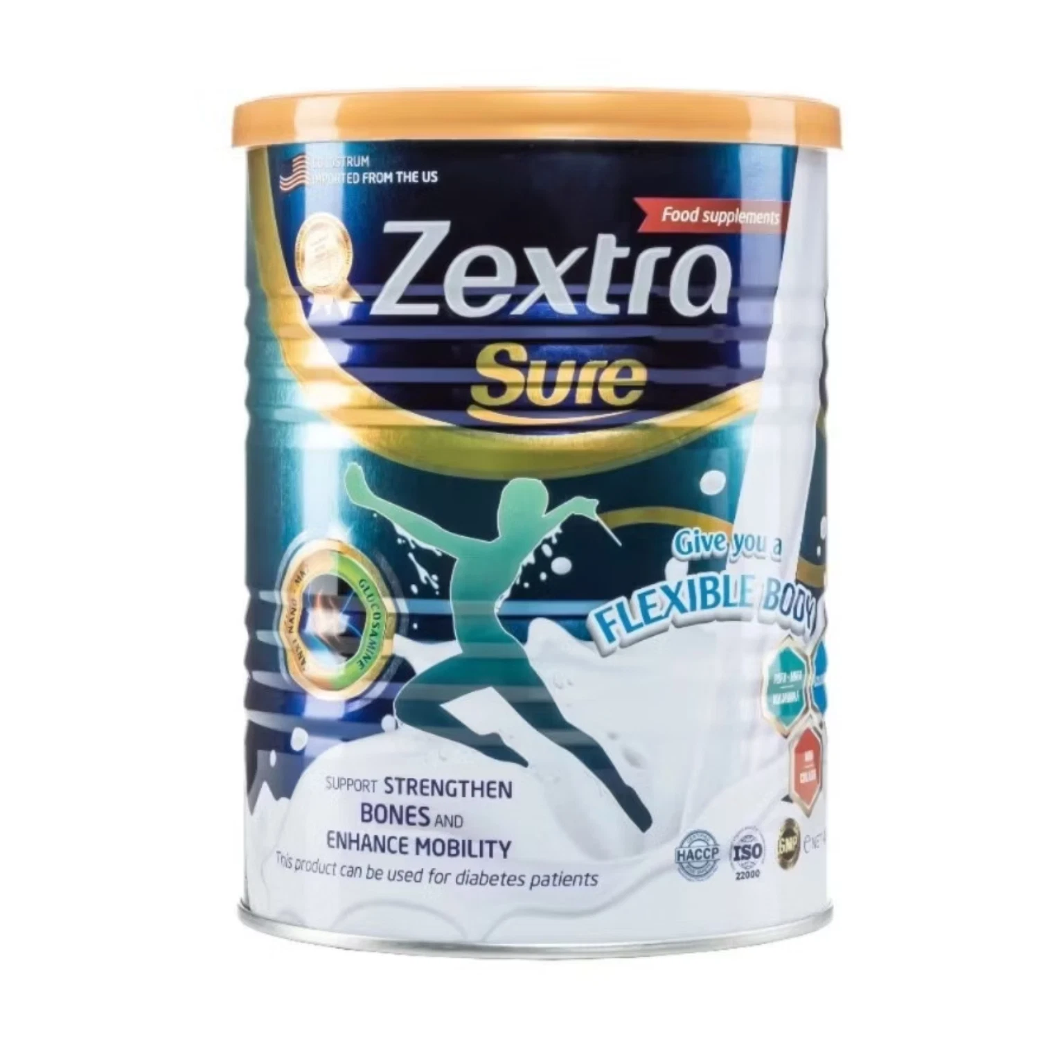 1 X 400g Can Original Zextra Sure Milk for Knee Back Pain Strengthen Bone