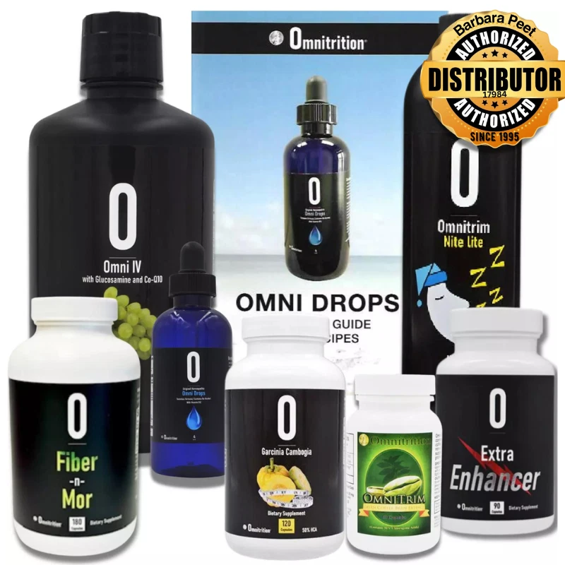 Omnitrition DROP WEIGHT-LOSS COMBO & GUIDE-OPTIMAL RESULTS! FREE/FAST SHIPPING!