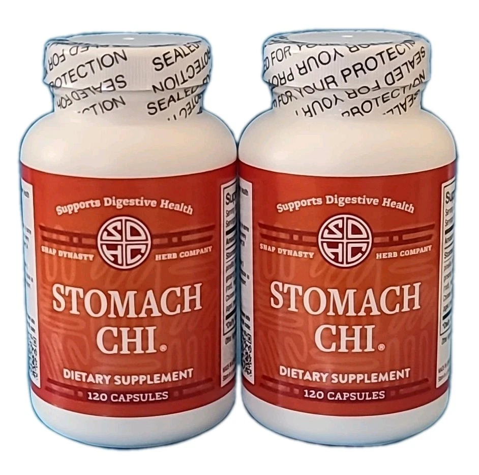 ( LOT OF 2 ) STOMACH CHI ® * 120 CAPSULES - EXP : 10/04/2026 - New & Sealed