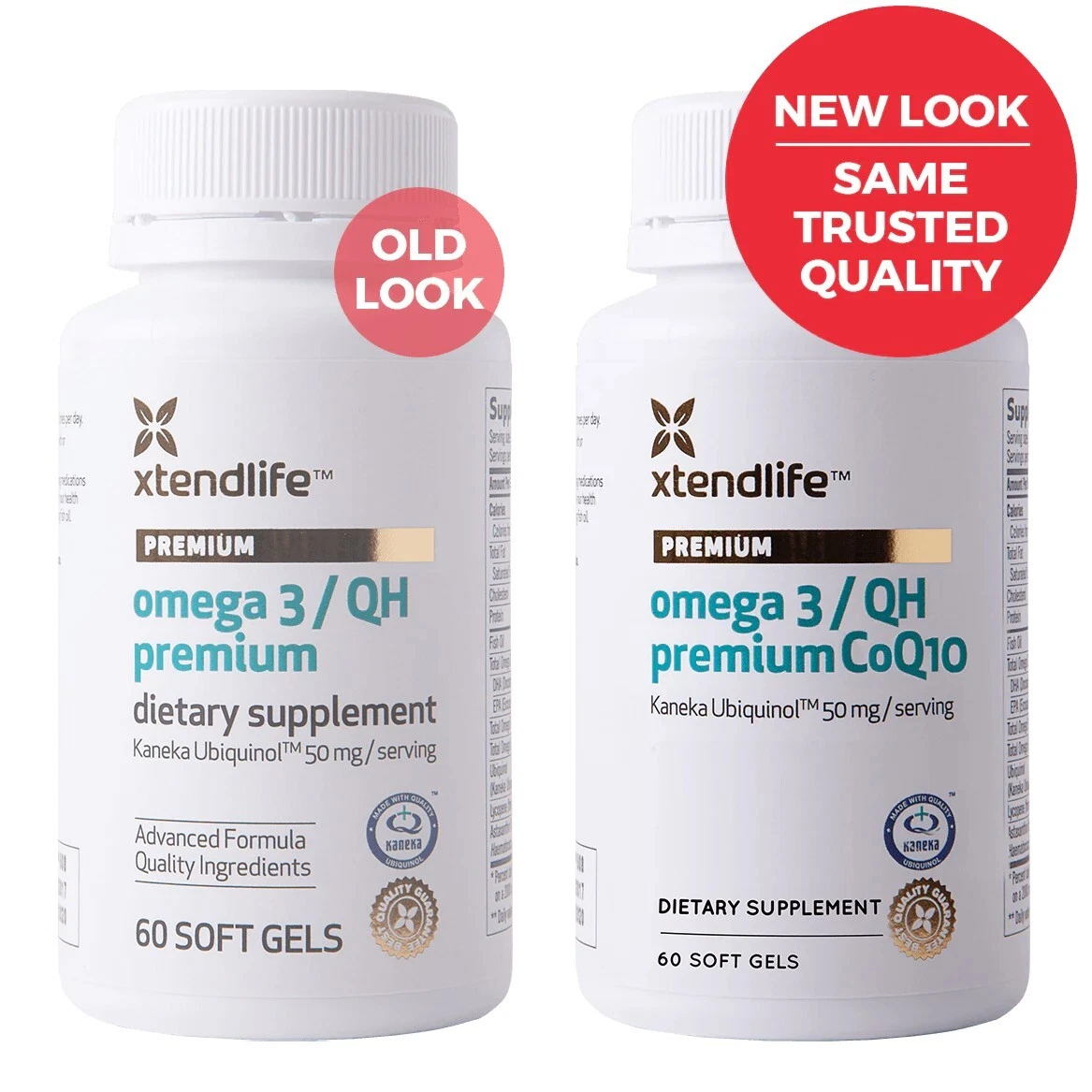Xtendlife Omega 3 / QH Premium CoQ10 - 60 Softgels