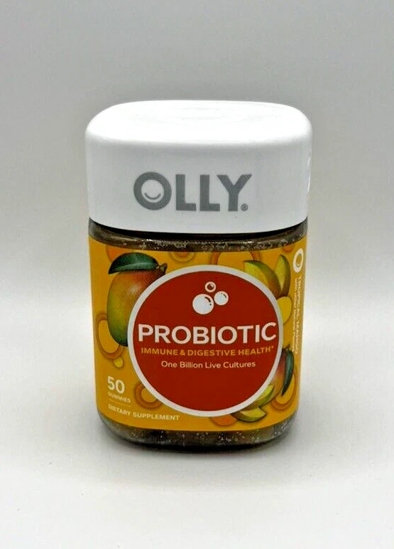 Olly Probiotic Immune Digestive Health Tropical Mango 50 Gummies FREE SHIPPING!