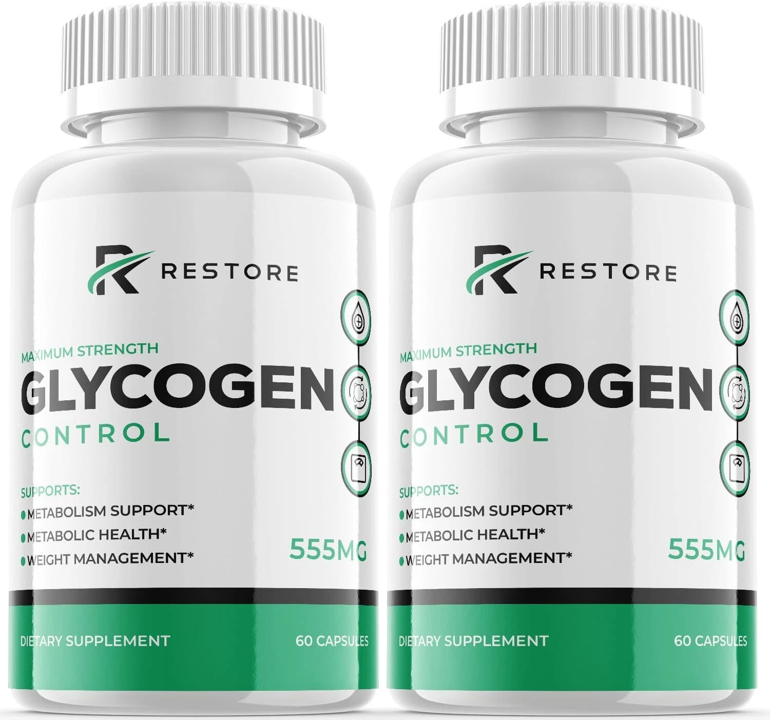 Restore Glycogen Control Pills - Restore Glycogen For Blood Sugar OFFICIAL-2Pack