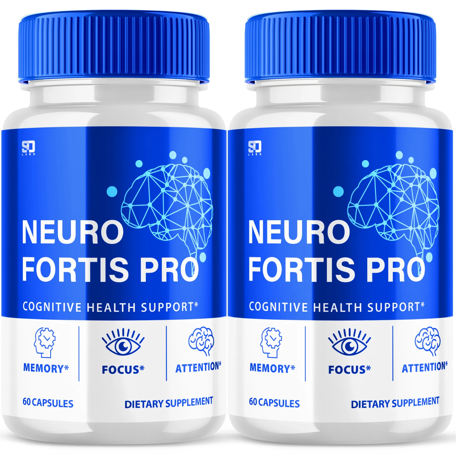 (2 Pack) Neuro Fortis Pro, Brain Health & Cognitive Support Supplement 120 Pills