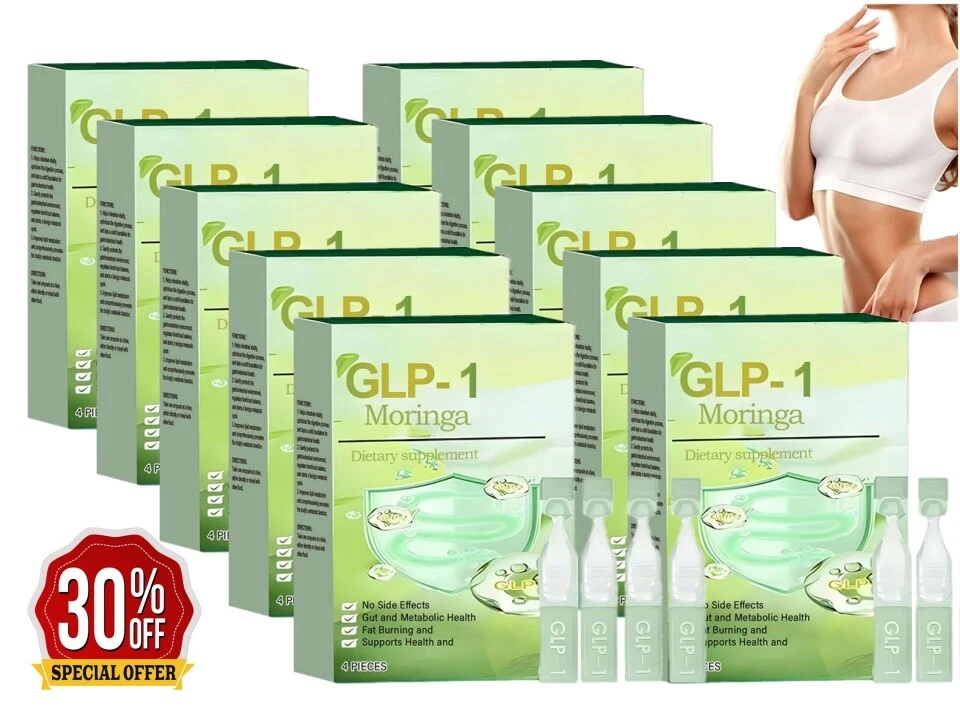 GLP-1 Oral Solution Moringa Drops, Increase Metabolism & Health Boost Liquid-