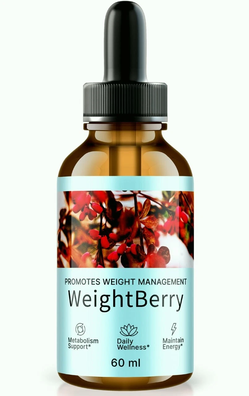 WeightBerry Drops, Weight Berry Weight Loss & Fat Burn Support Liquid (30 Servs)