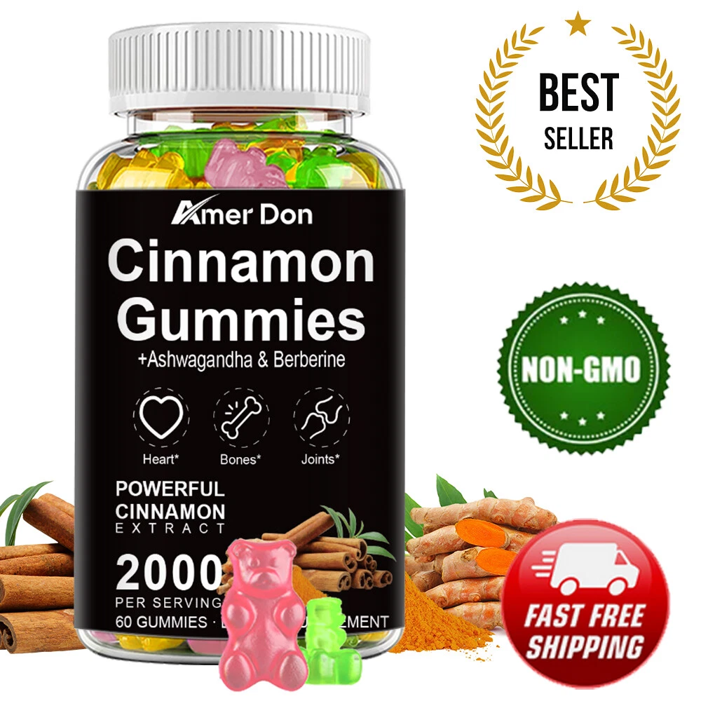 Turmeric Ceylon Cinnamon Gummies with Berberine Ashwagandha Joint Support Gummy