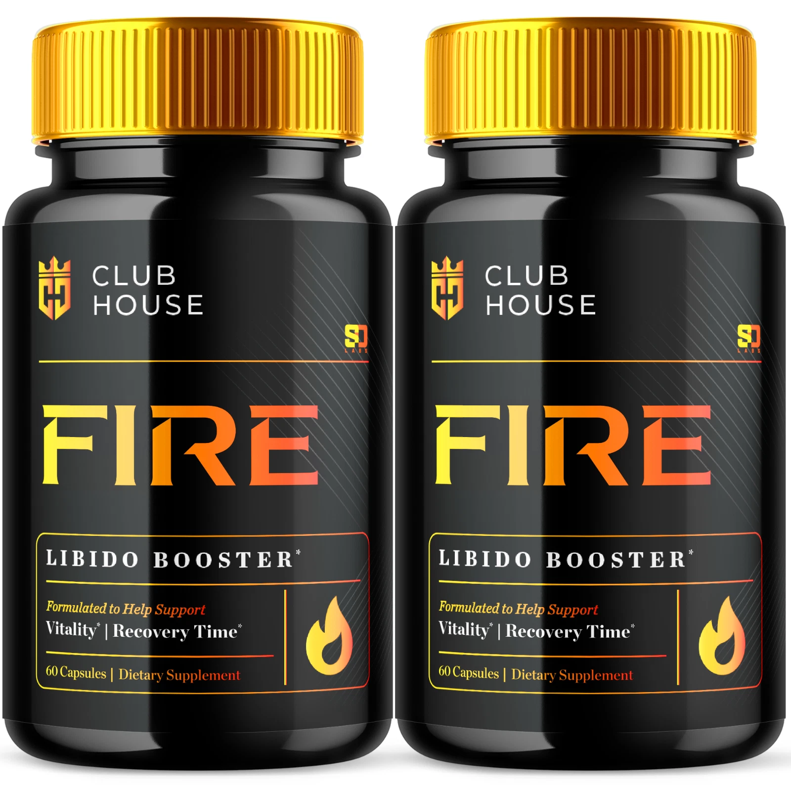 Clubhouse Fire - Boost Stamina and Daily Energy for Men (2 Pack)