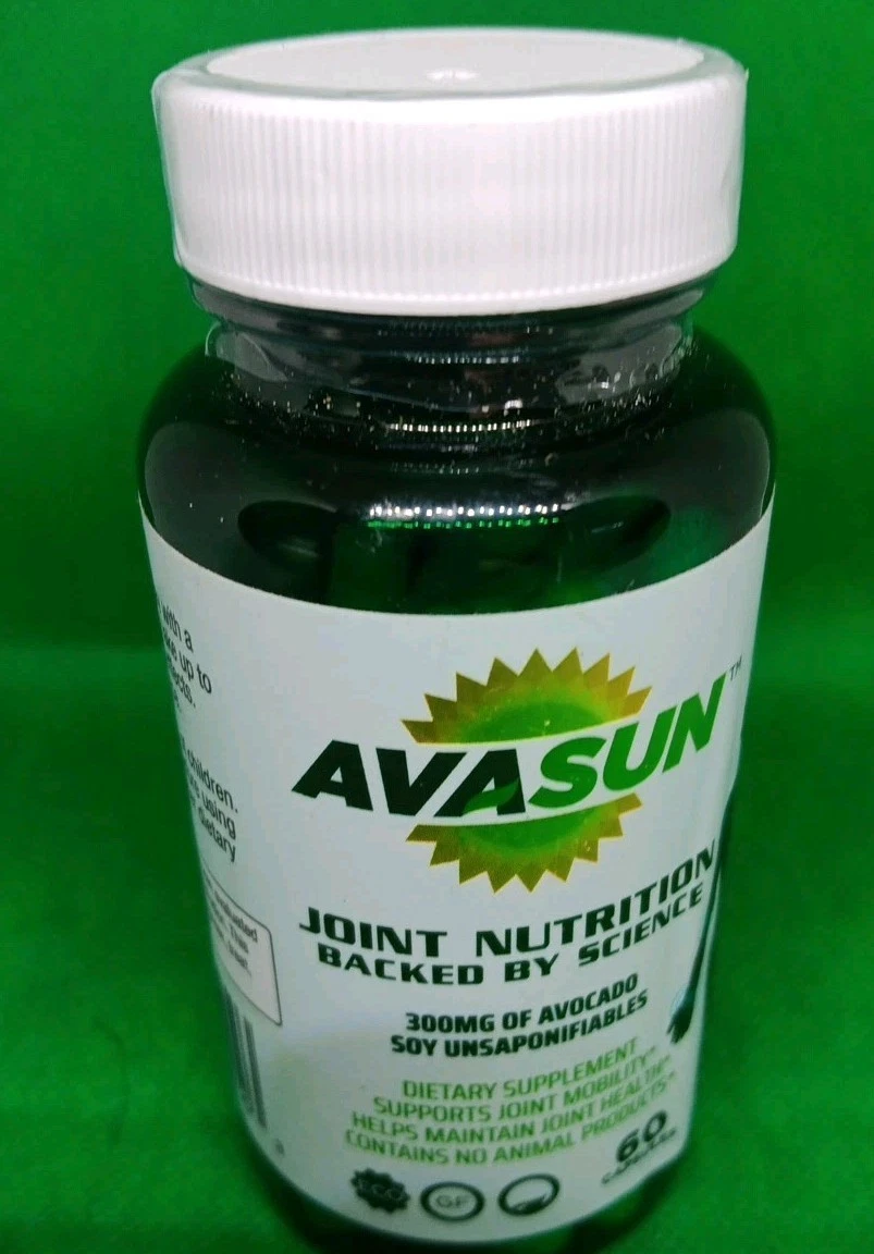 AVASUN Joint Nutrition 300mg of avocado 60 capsules Dietary Supplement