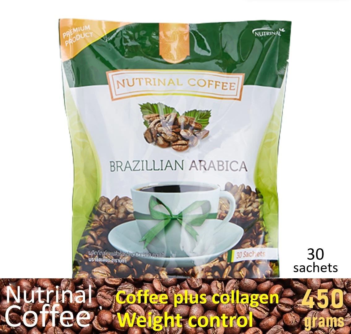 30 x Brazillian Arabica Coffee Collagen Diet Weight Control Slim No Fat No Tran