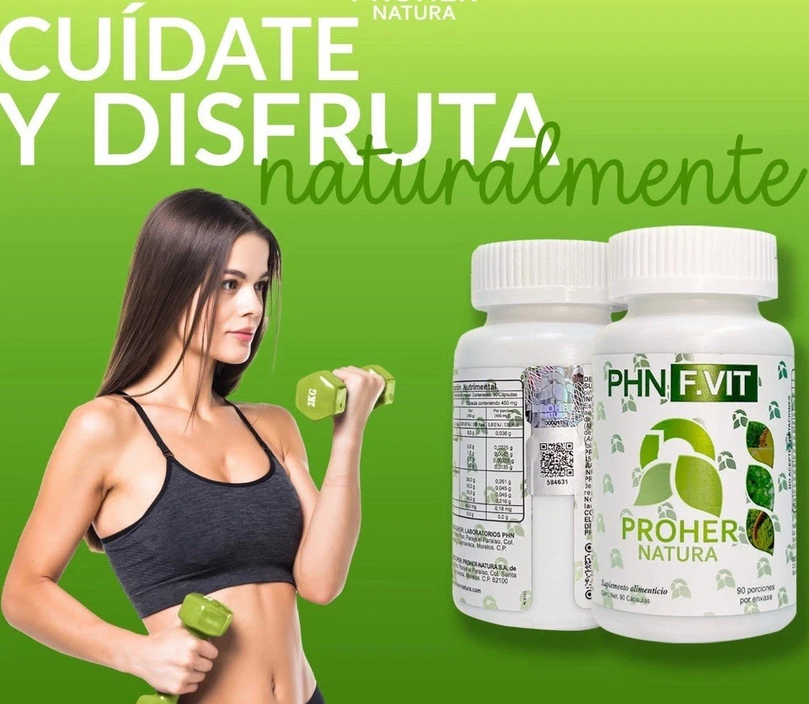 Quemador De Grasa /FAT BURNER Proher Natura F Vit 90 Capsules Original 💯