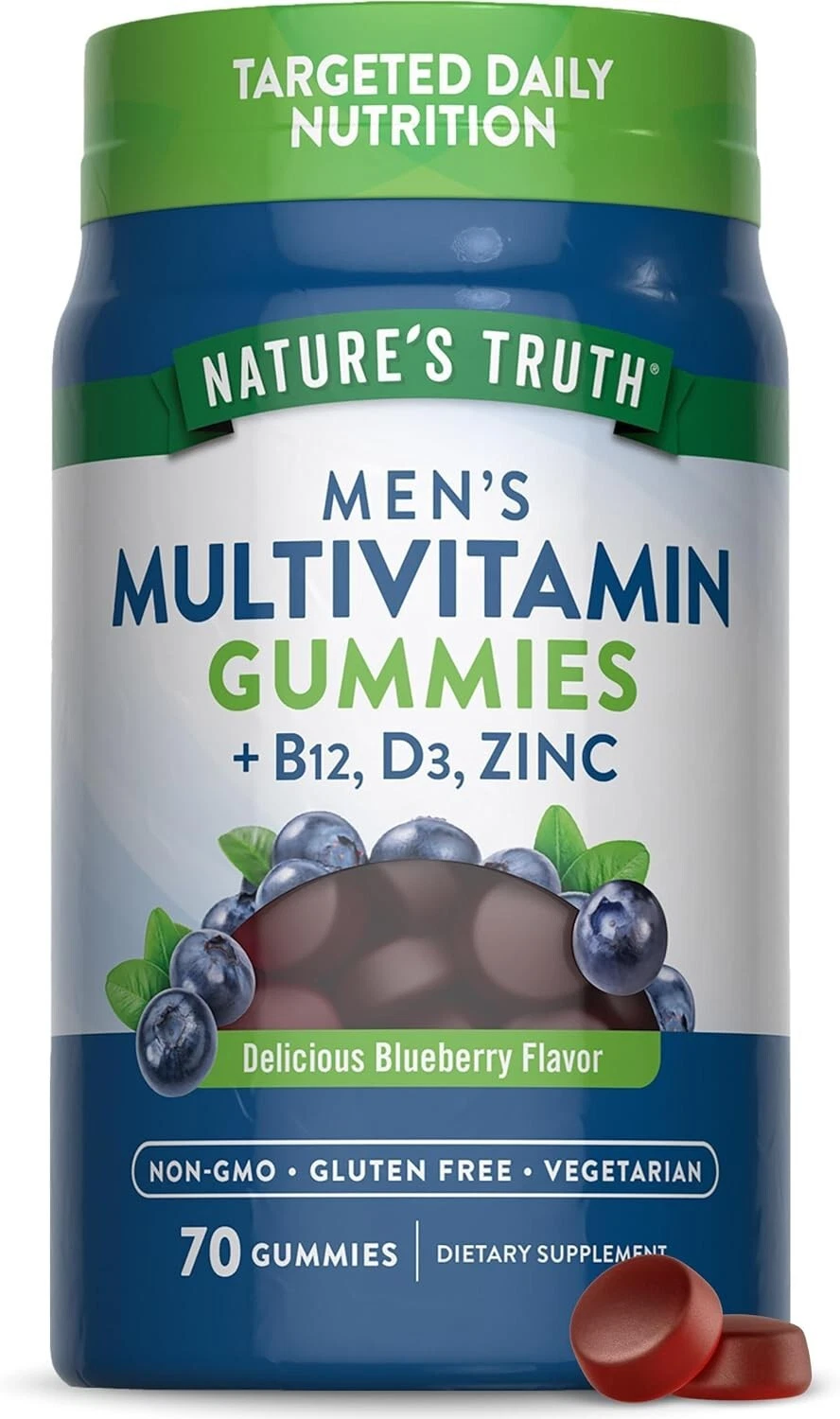 SM Nature's Truth Multivitamin Blueberry Flavor with B12, D3, & Zinc - 70ct