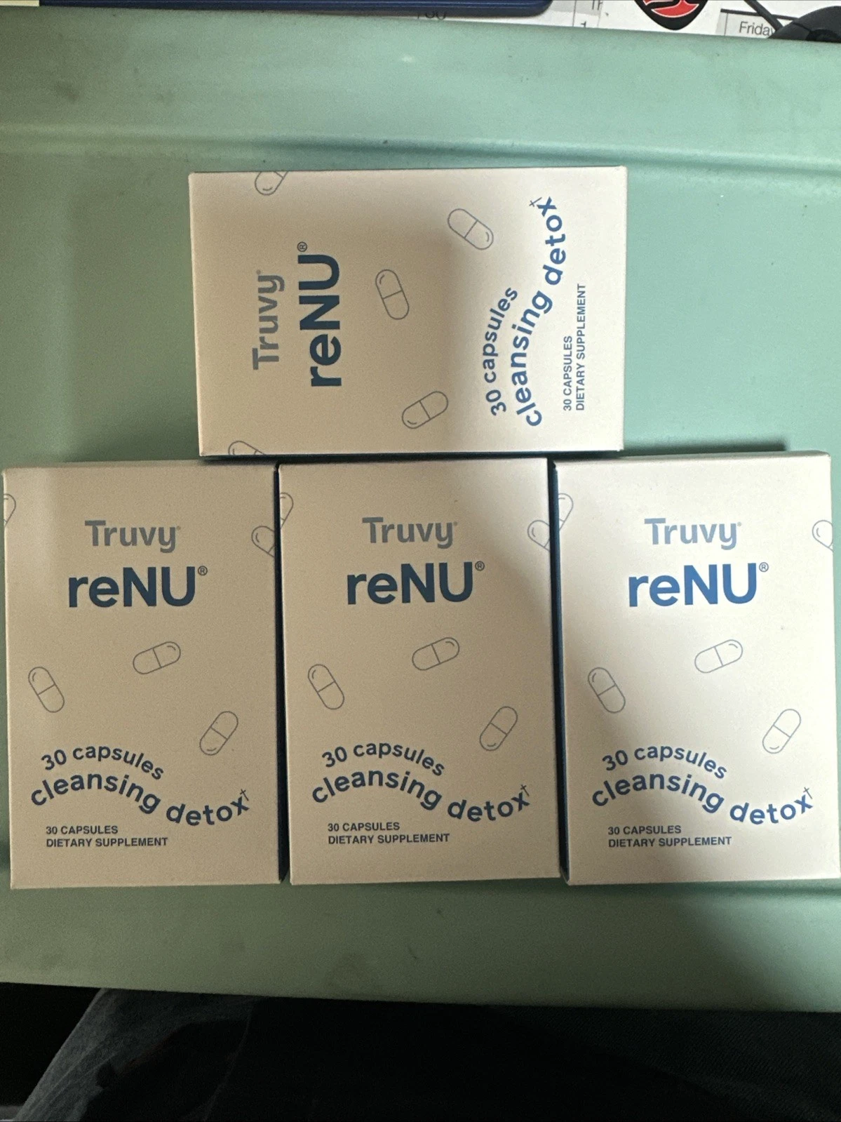 TruVision / Truvy ReNu Detox Weight Loss Management Supplement 4 Pack