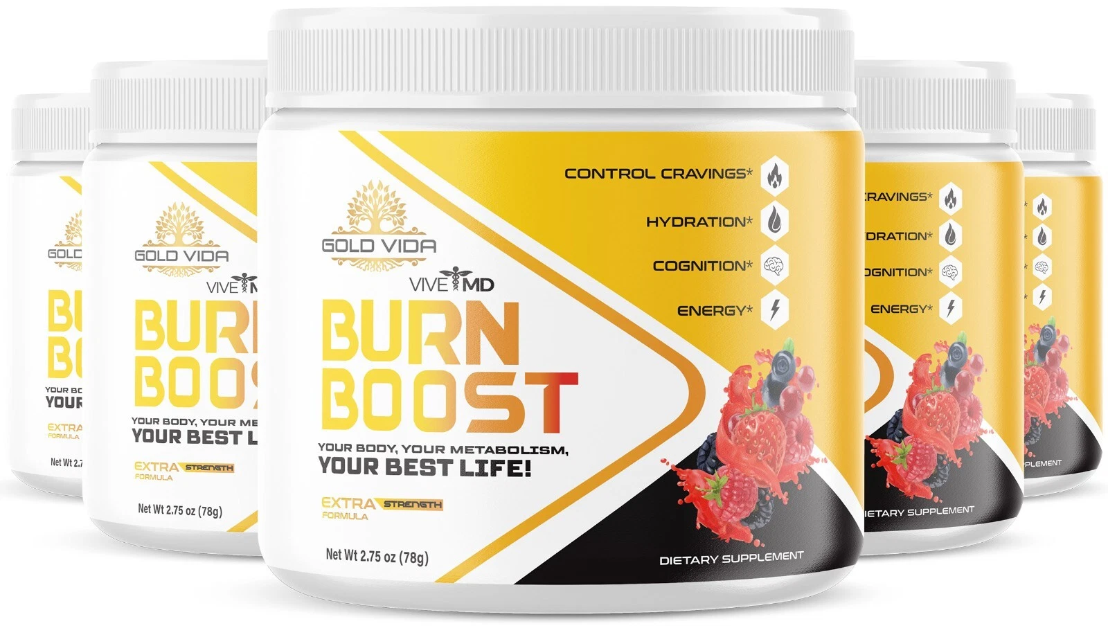 Burn Boost Powder - Official Formula (5 Pack)