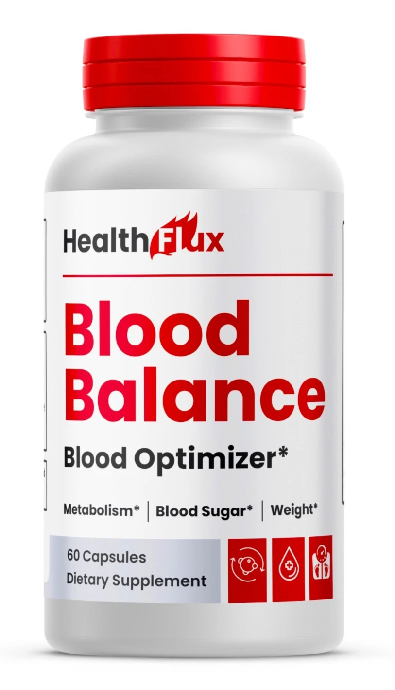 Health Flux Blood Optimization Supplement, HealthFlux Blood Pills (60 Capsules)