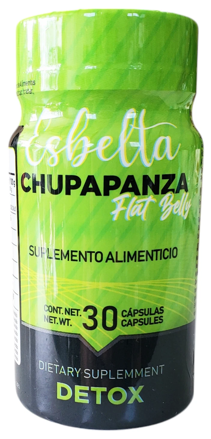 Esbelta DETOX Slim Chupapanza Flat Belly Weight Loss Natural Eliminate Fluids