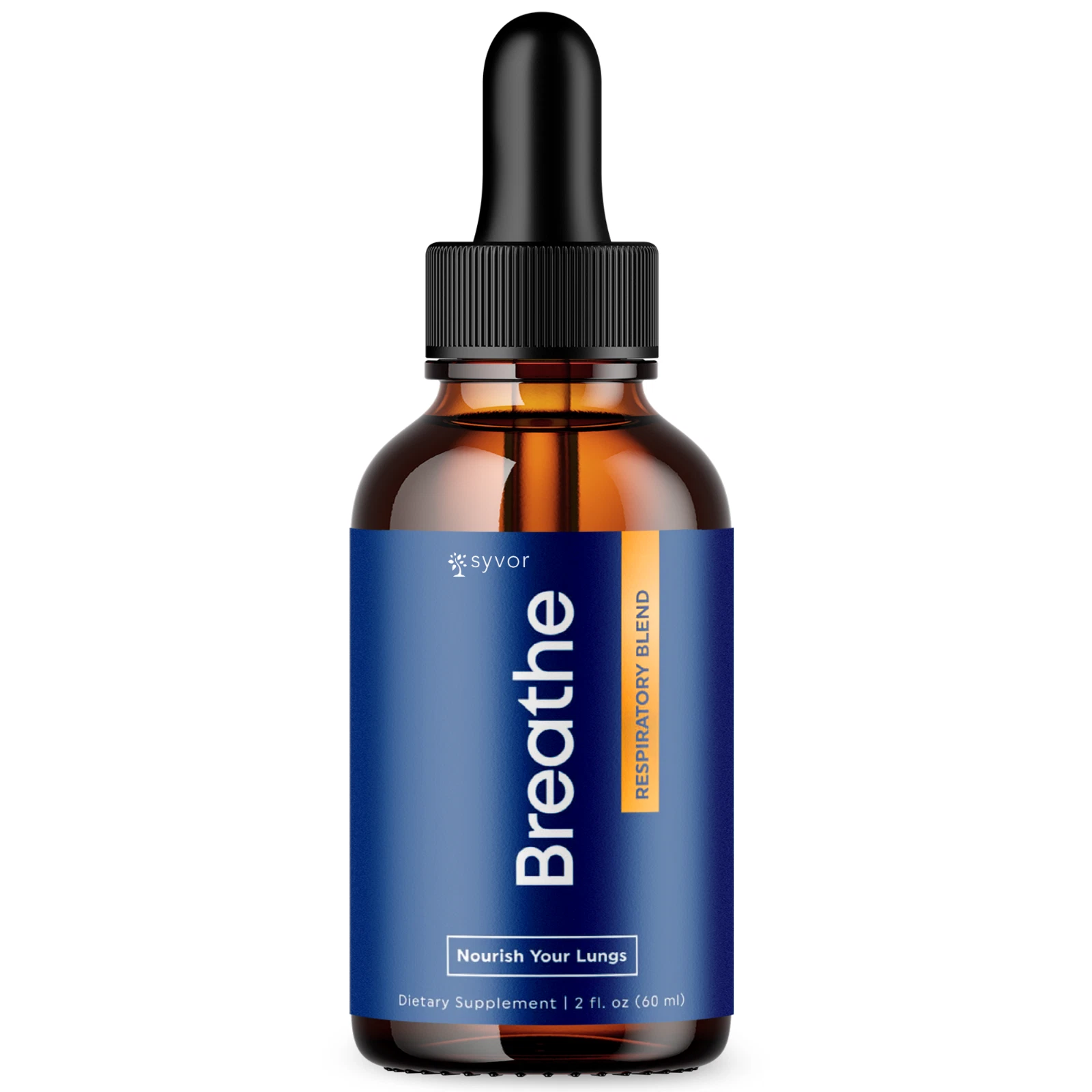 Breathe Respiratory Blend Drops Advanced Formula Lung Max Support 30 Servings