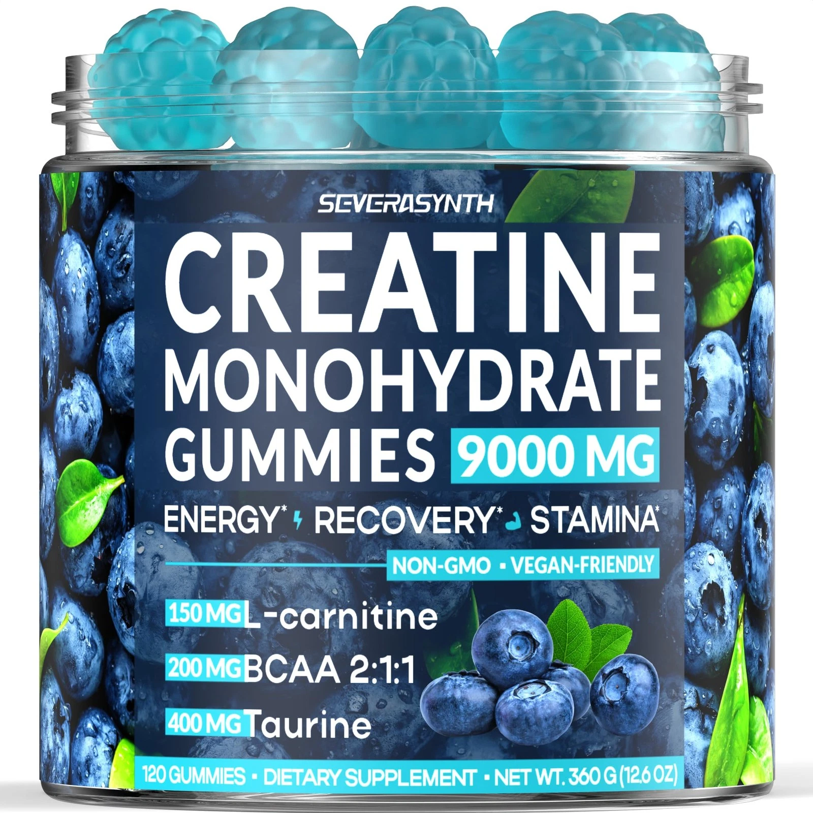 SEVERASYNTH Creatine Monohydrate Gummies – High-Performance Formula with
