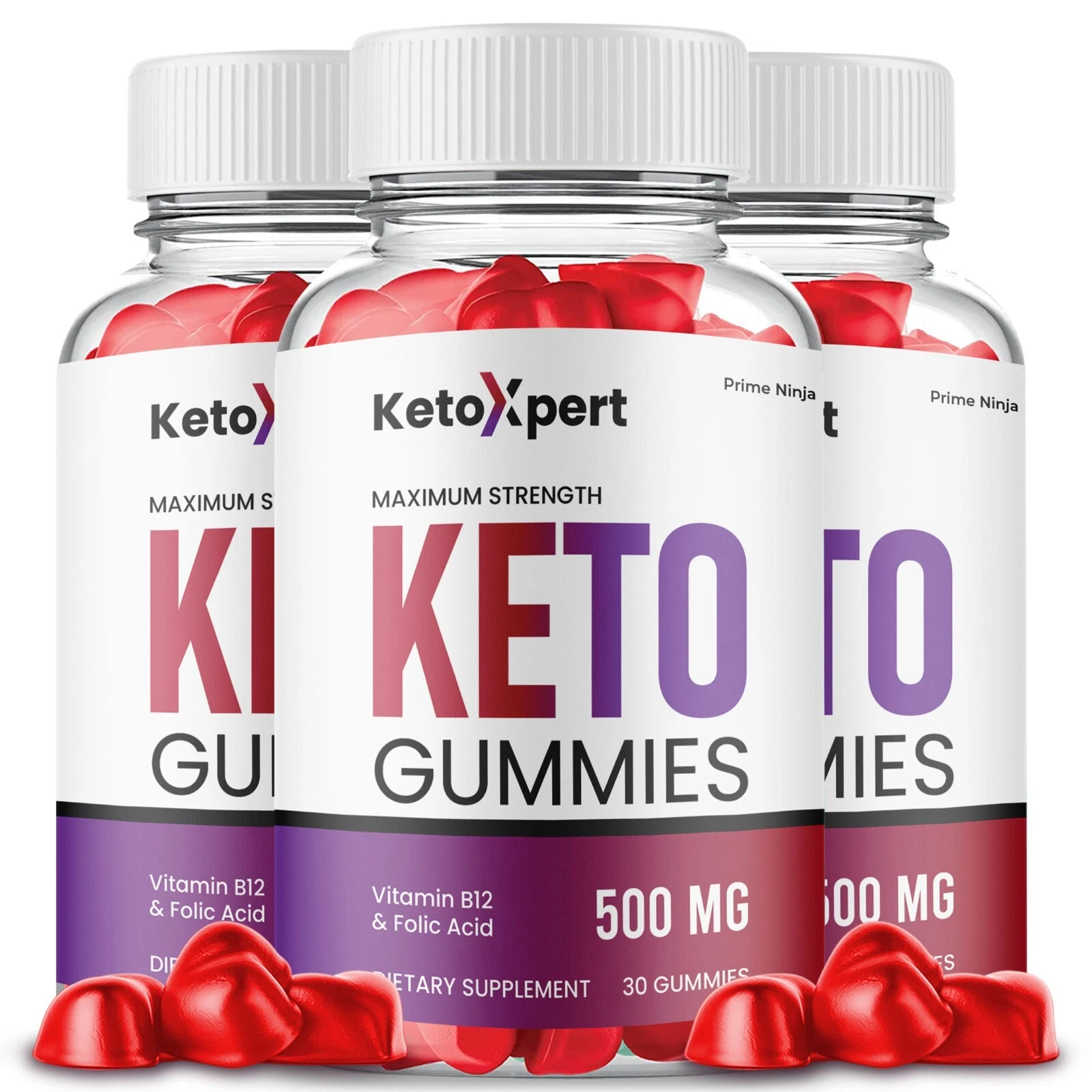 KetoXpert Keto ACV Gummies, Keto Xpert Max Strength ACV Gummies (3 Pack)