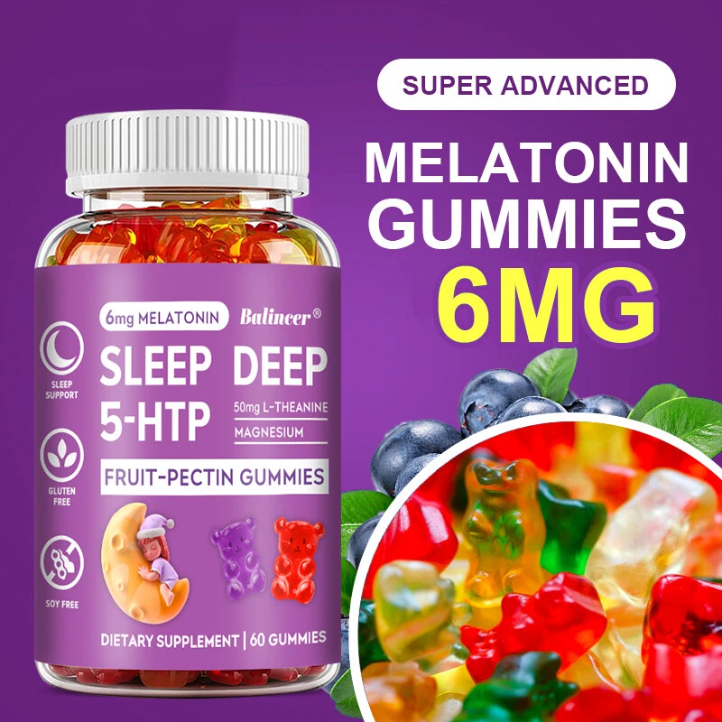 Deep Sleep Formula, Fall Asleep & Stay Asleep,Sambucus Elderberry Gummies