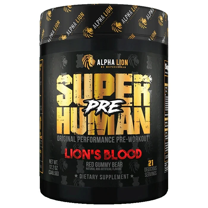 Alpha Lion Superhuman Pre Workout (PRE) (21 servings) Lion Blood(PRICED To Sell)