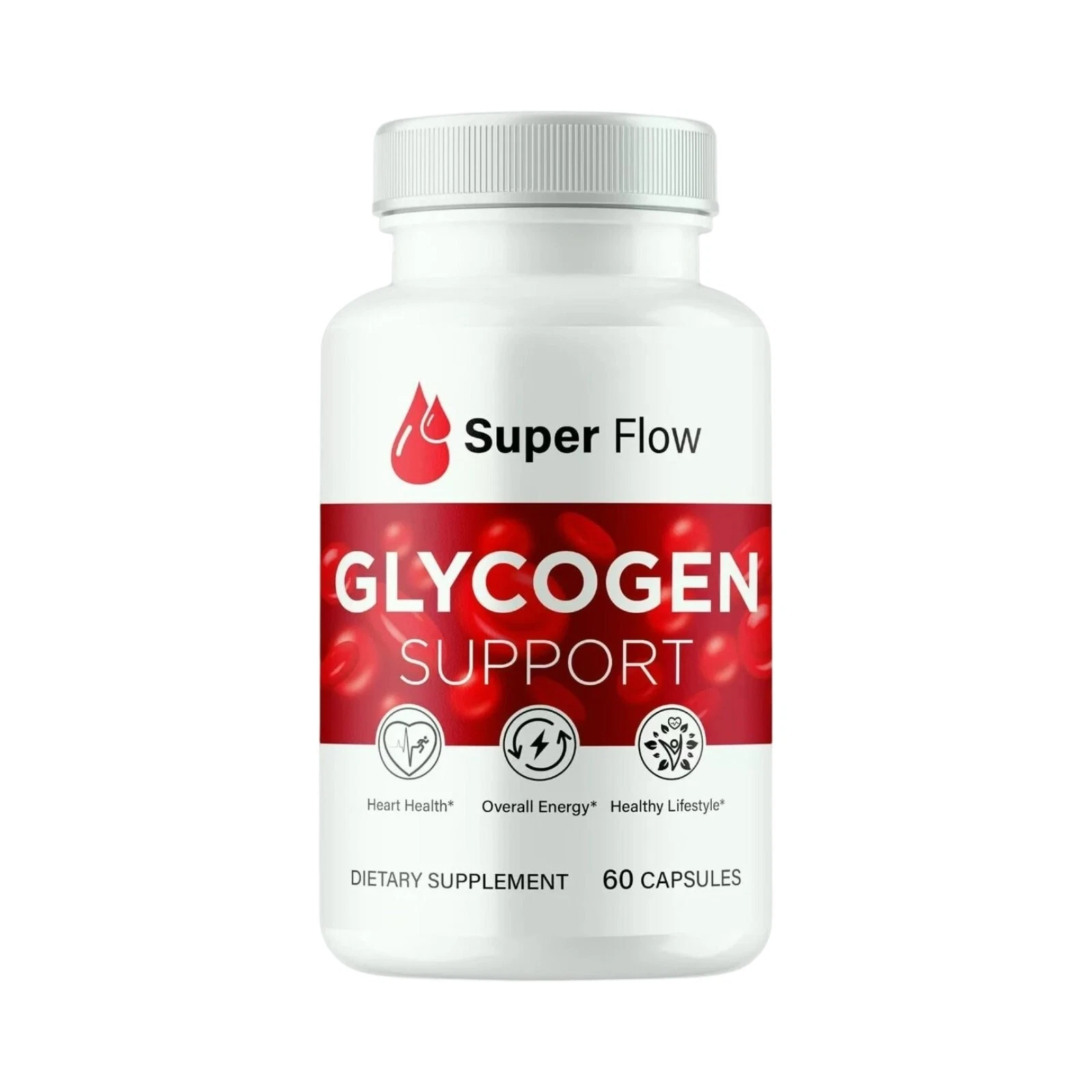 Super Flow Glyco Optimizer, SuperFlow Glycogen Support - 60 Capsules