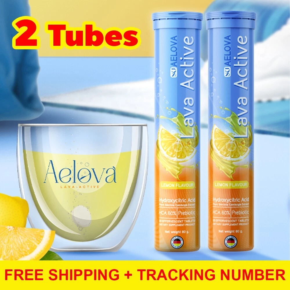 2Tube Aelova Lava Active Weight Control Dietary Supplement Effervescent Tablet