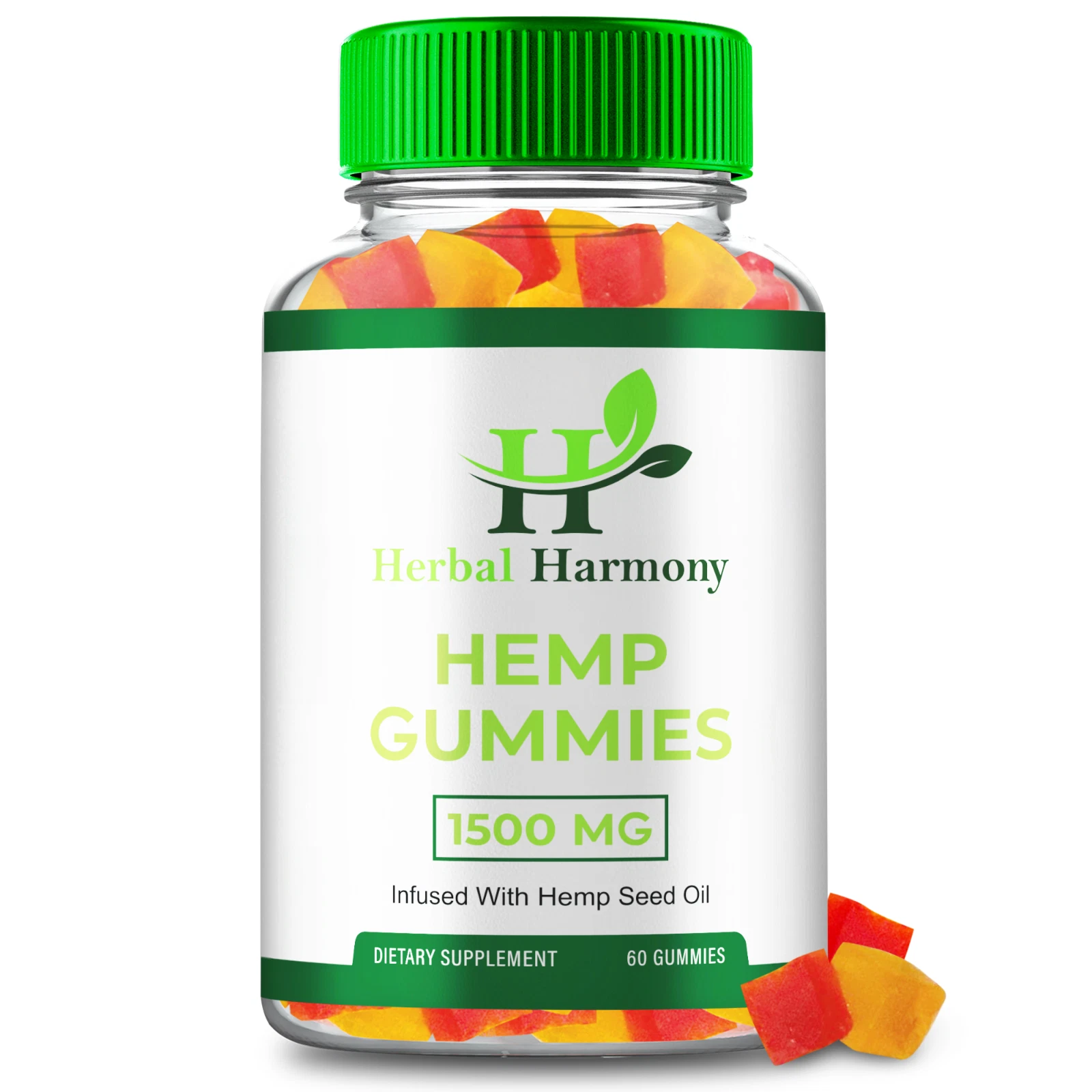 Herbal Harmony Gummies, HerbalHarmony Overall Wellness (60 Gummies)