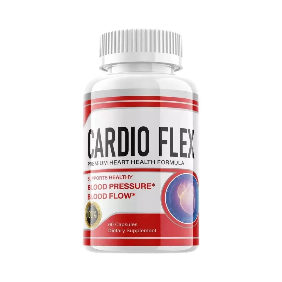 Cardio Flex Premium Heart Health Support Formula Pills Supplement (60 Capsules)