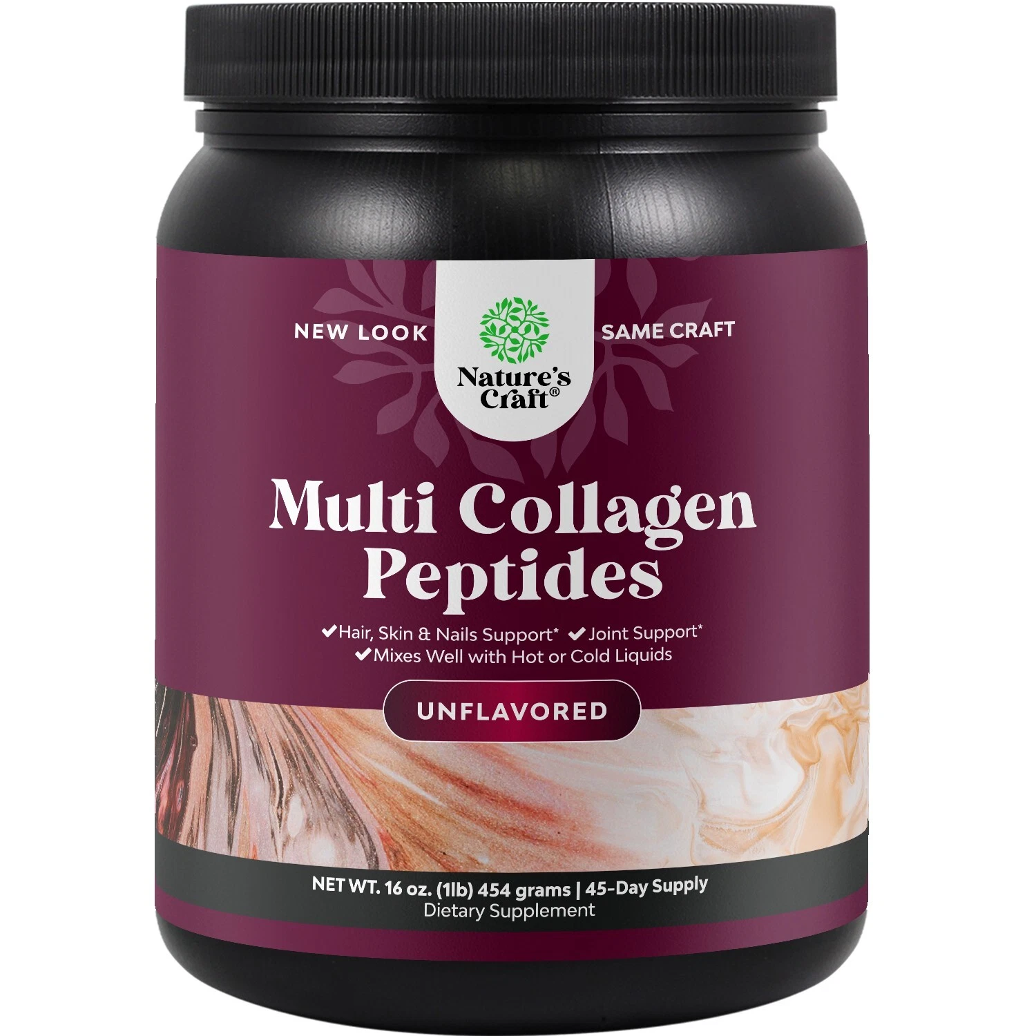 Multi Collagen Protein Powder for Women and Men - Keto Hydrolyzed Collagen 454g