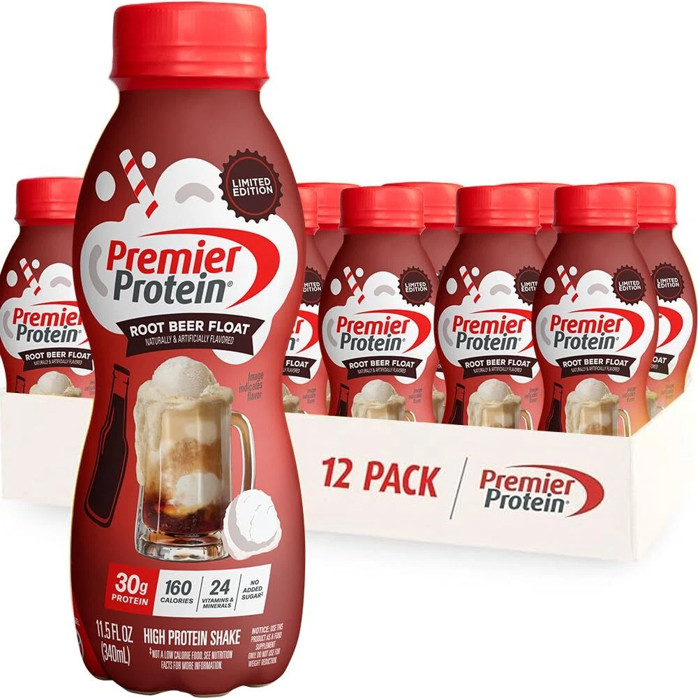 (12 Pack) Premier Protein Immune Nutrients Shake, Root Beer Float, 11.5 Fl Oz