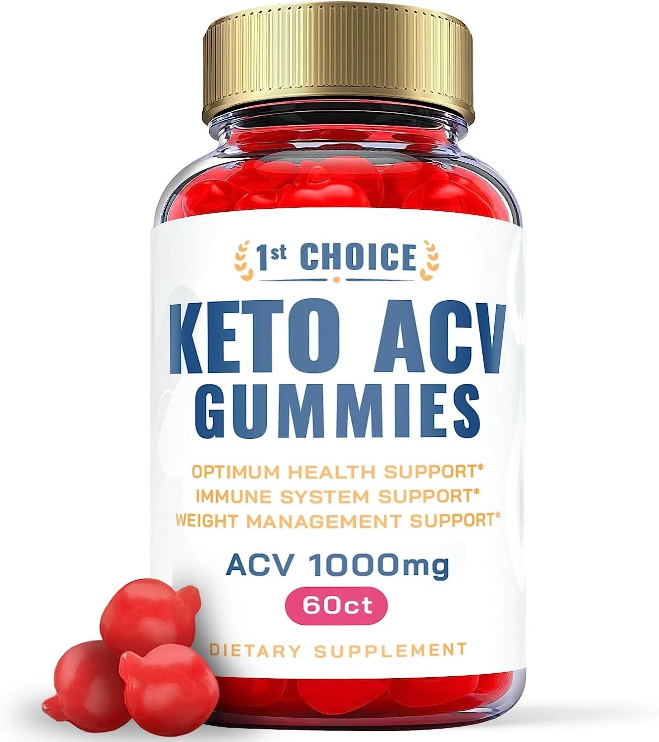 1st Choice Keto Gummies - 1st Choice Keto ACV Gummies For Weight Loss (1 Pack)