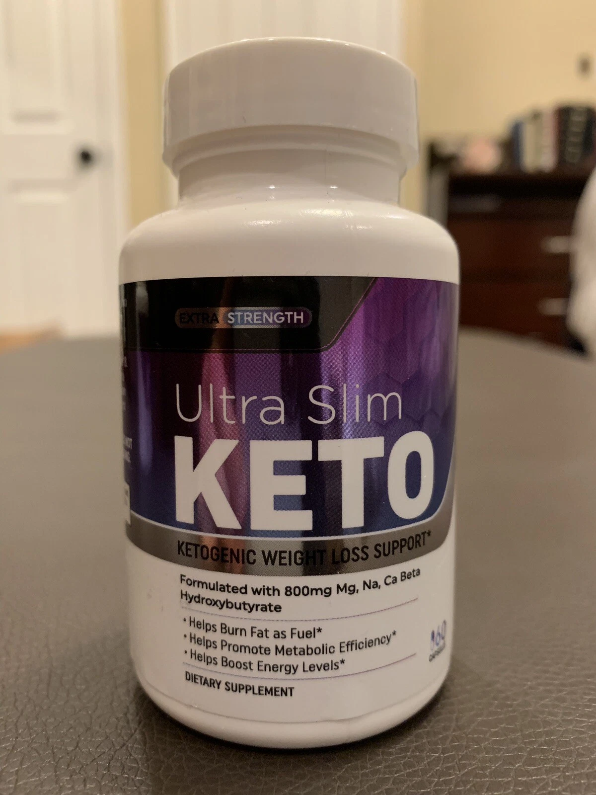 Ultra Slim Keto Pills - BHB Salts Weight Loss Fat Burn Ketogenic Diet Supplement