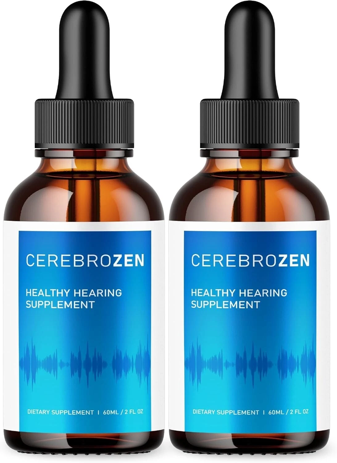 Cerebrozen Tinnitus Ear Drops Brain Health Support Supplement Serum - ( 2 Pack )