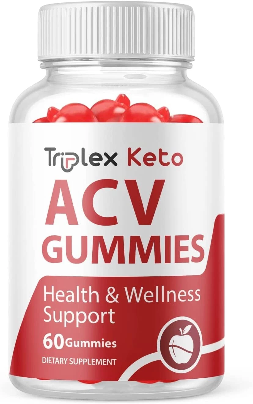 1 Pack - Triplex Keto ACV Gummies, Weight Loss, Appetite Suppressant-60