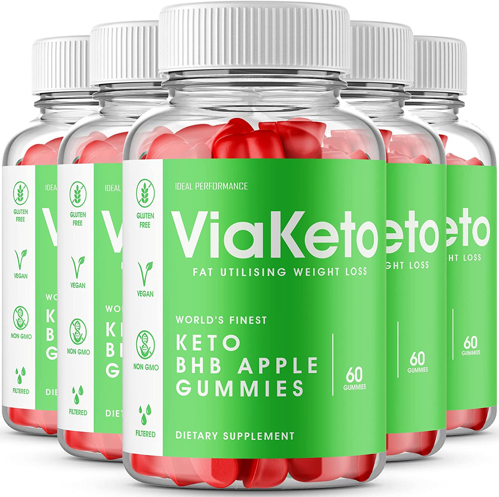 (5 Pack) via Keto Gummies Viaketo Apple Gummies (300 Gummies)
