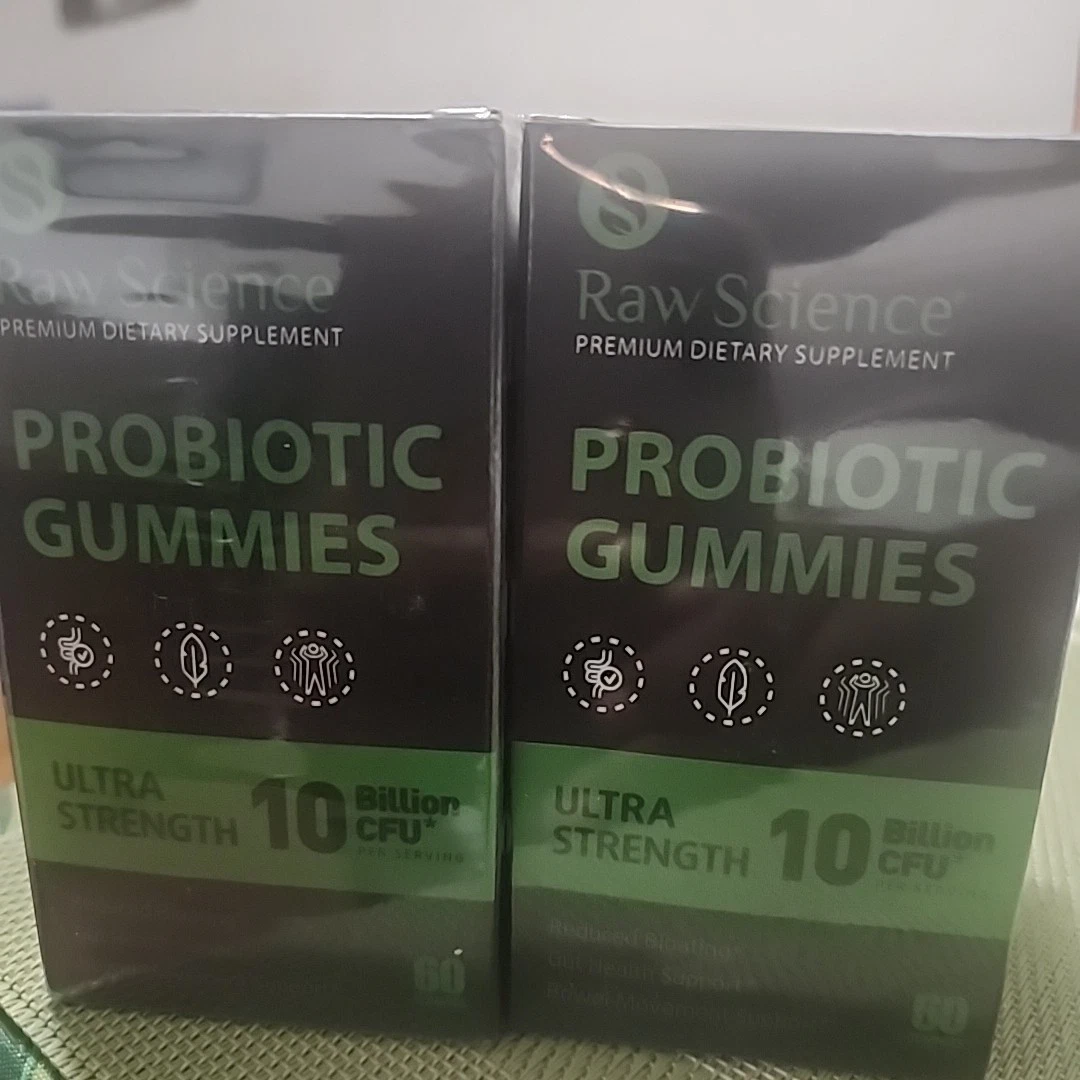 2 pack!!!!!!Probiotic Gummies Prebiotic Blend 60-Pack Two Pack