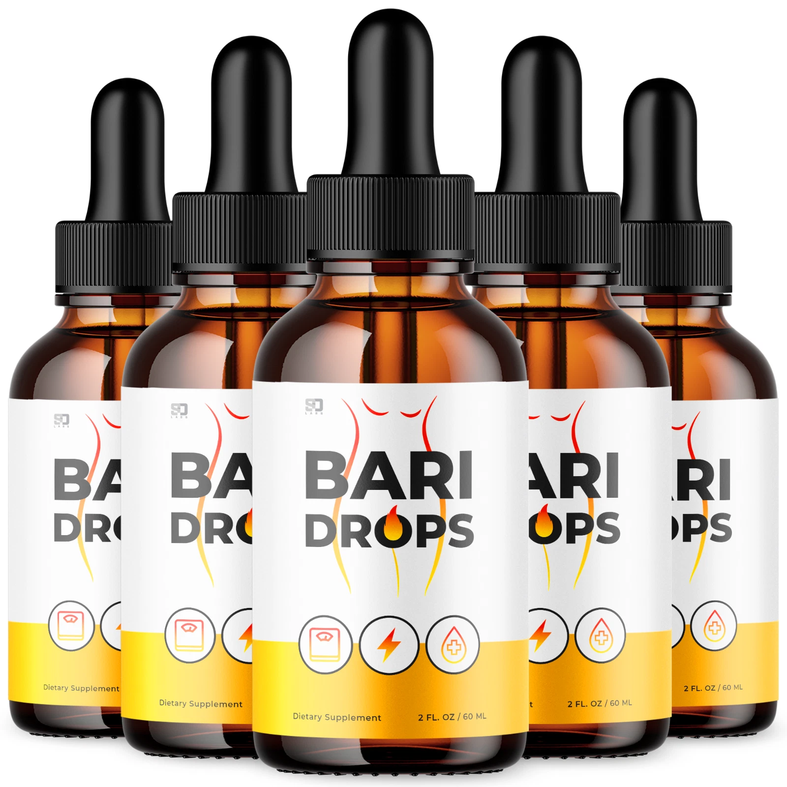 Bari Drops - Natural Wellness Support Supplement (5 Pack)