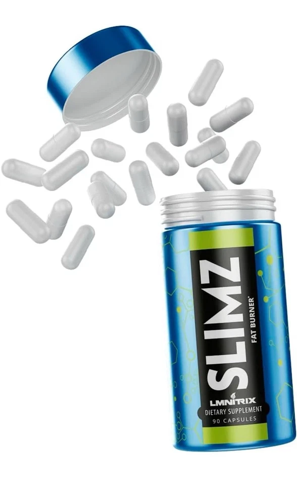 SLIMZ Fat Burner & Mood Enhancer 90 Capsules ~ Exp 8/26
