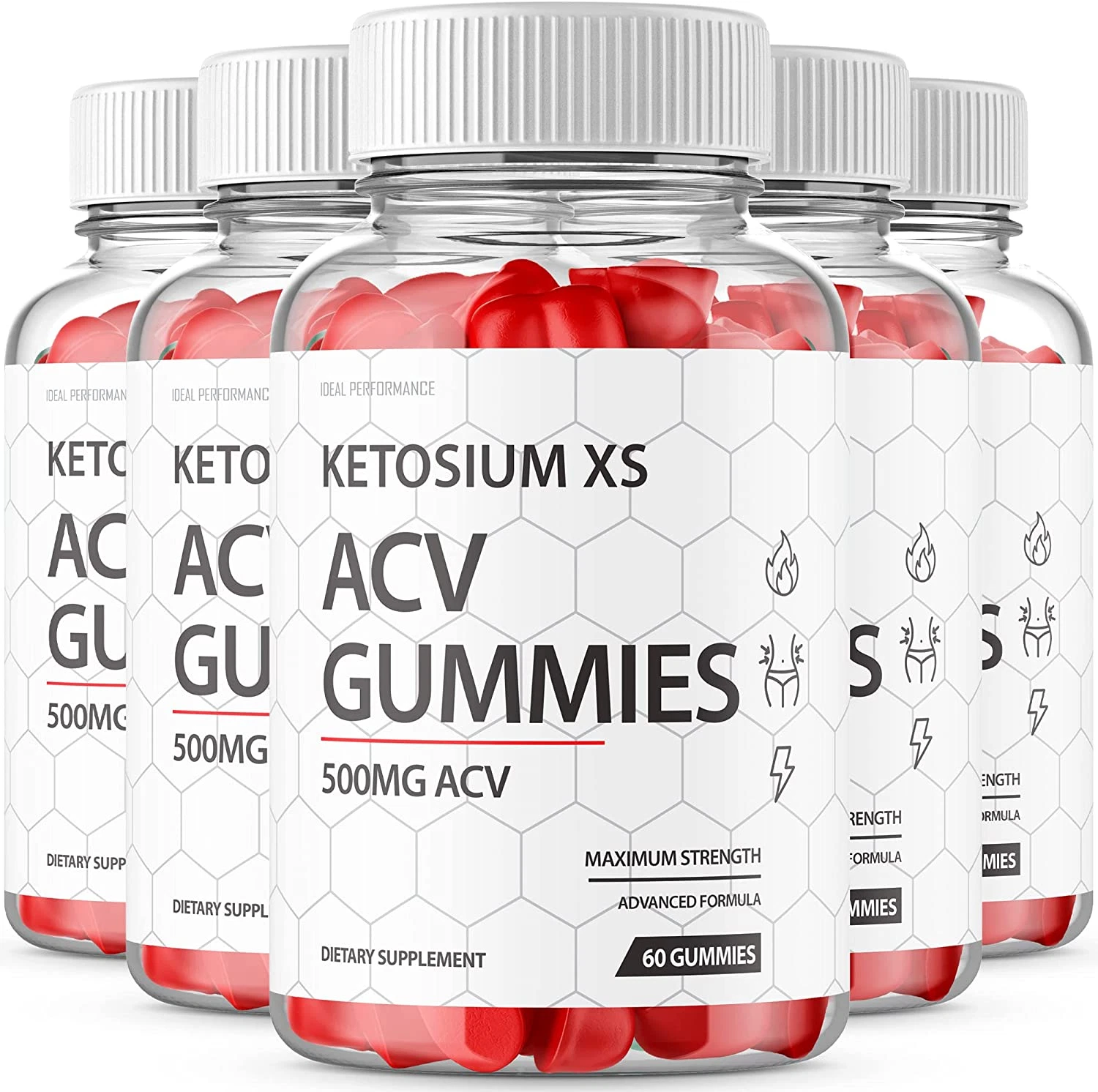 (5 Pack) Ketosium XS ACV Gummies Ketosium XS Ketos Gummies Ketosium ACV Gummies
