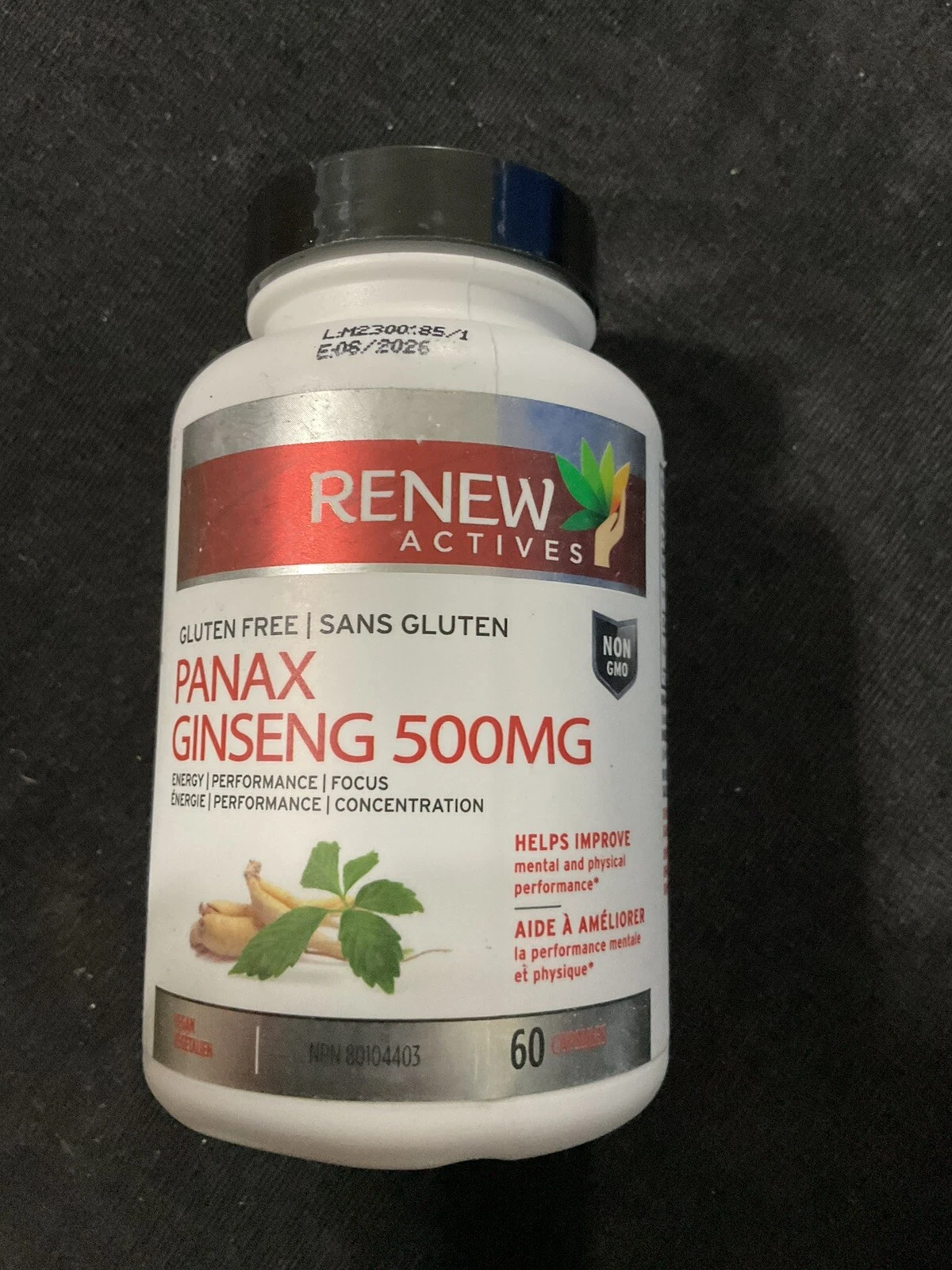 Panax Ginseng Supplement - Help Boost Energy, Performance & Cognitive Function,