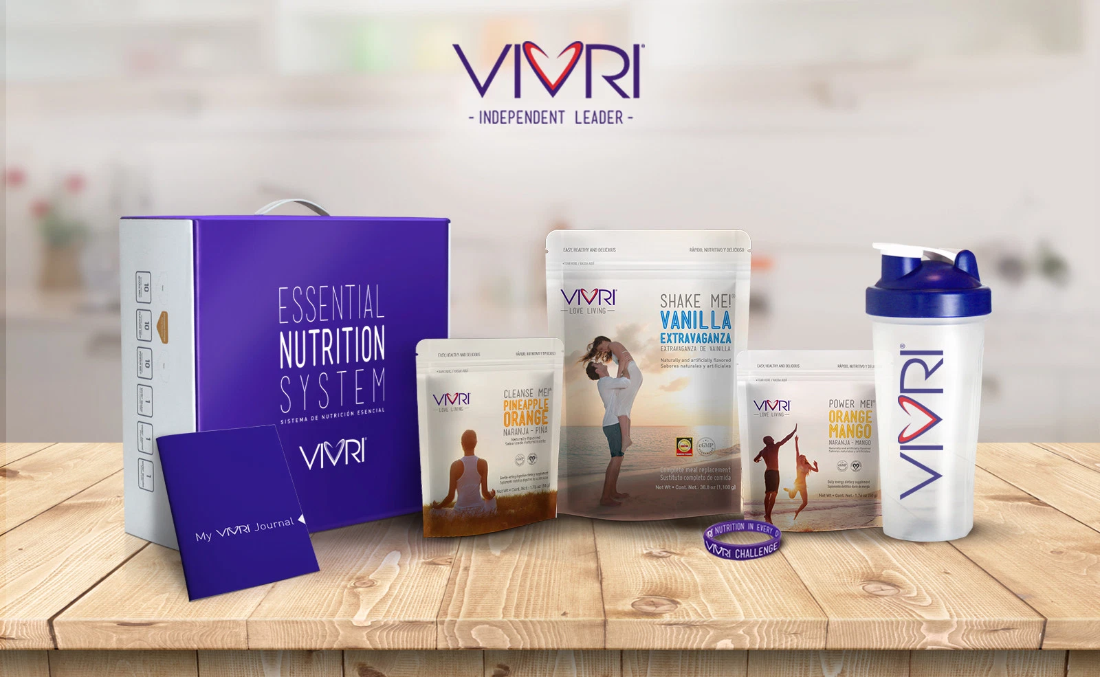 Vivri-Essential Nutrition System-10 days- Vanilla, ShakeMe- Orange Mango