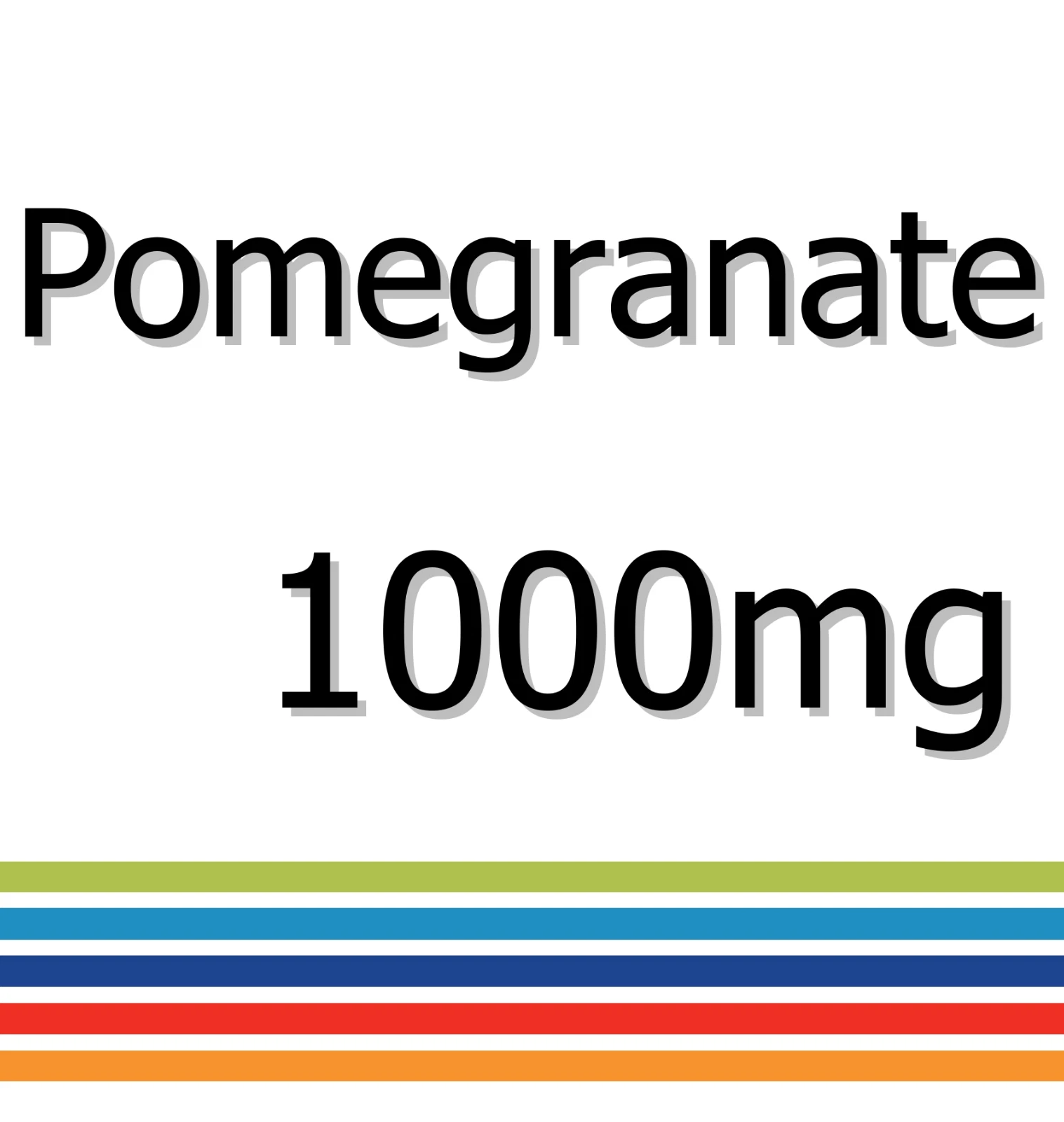 Pomegranate 1000mg x 30 Tablets - Cardiovascular Protection