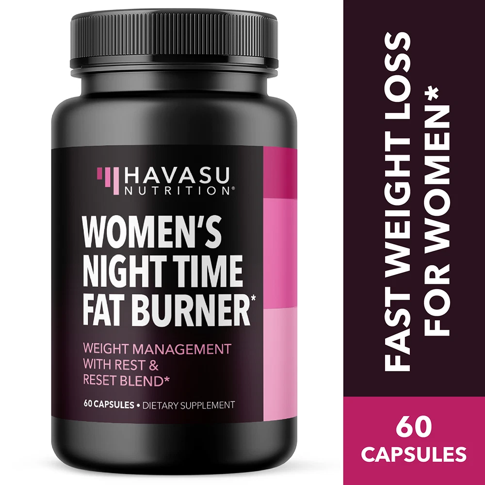 Havasu Night Time Fat Burner Weight Loss Pills for Women Appetite Suppressant 60