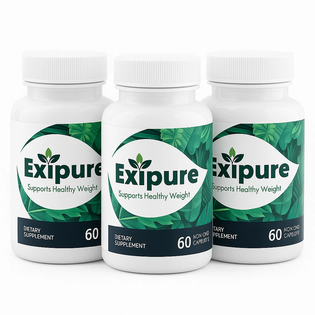 Exipure Weight Loss Supplement 3 Bottles - 60 Capsules Each, 180 - Non-GMO - New